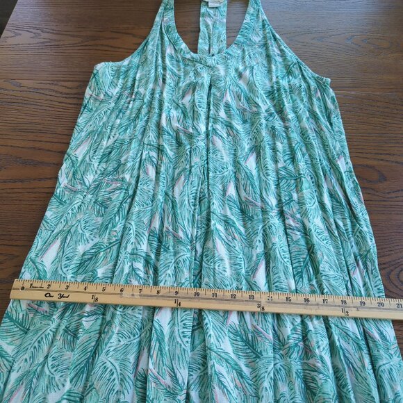 Bob Timberlake sleeveless summer Tropical Maxi dress size XL tall - Picture 16 of 16
